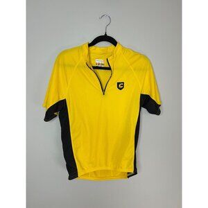 Cannondale Cycling Jersey Size Medium yellow and black athletic sporty racing